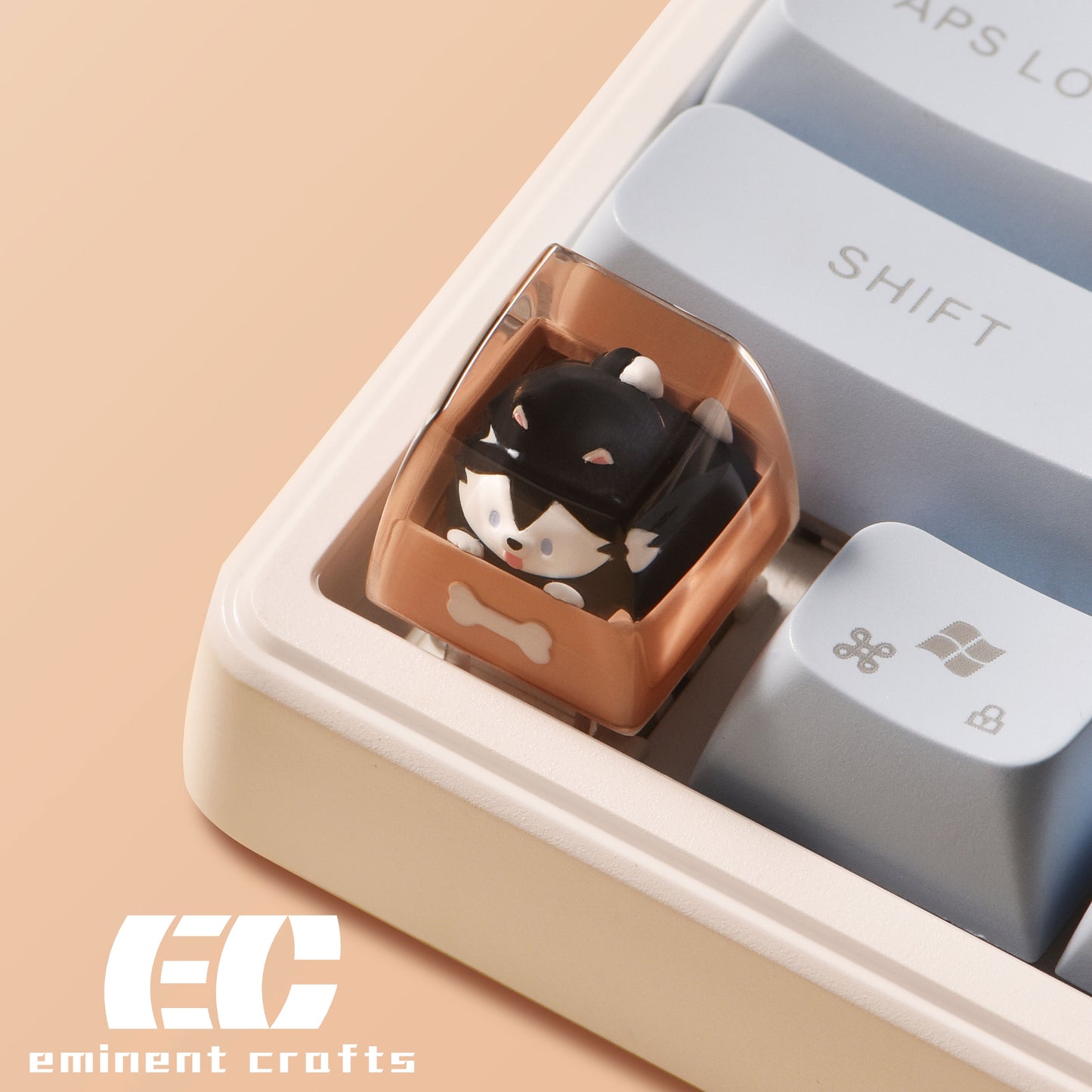 Animal in a Box Series 1 - Artisan Resin Keycap (Corgi, Husky, Shiba, Fox)
