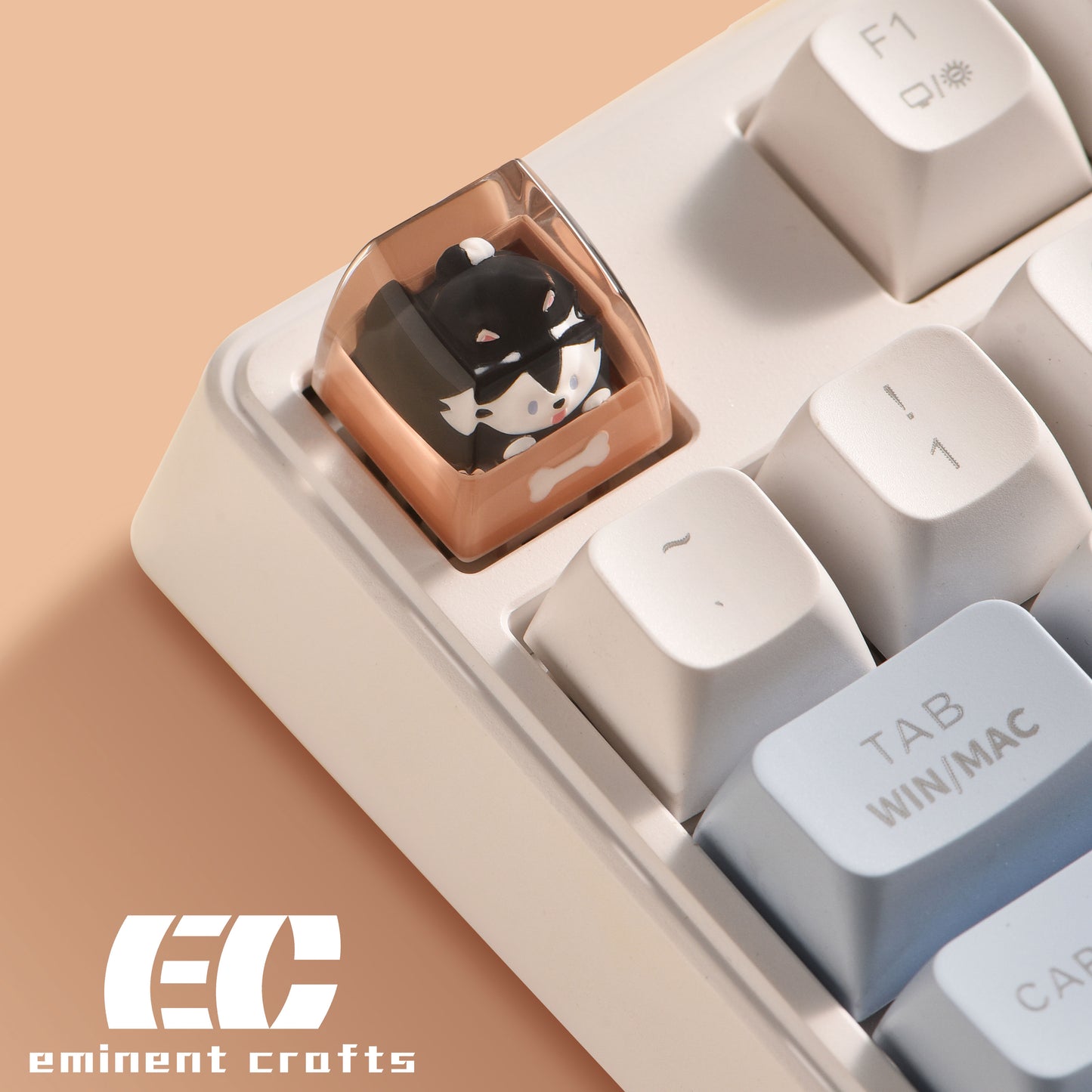Animal in a Box Series 1 - Artisan Resin Keycap (Corgi, Husky, Shiba, Fox)