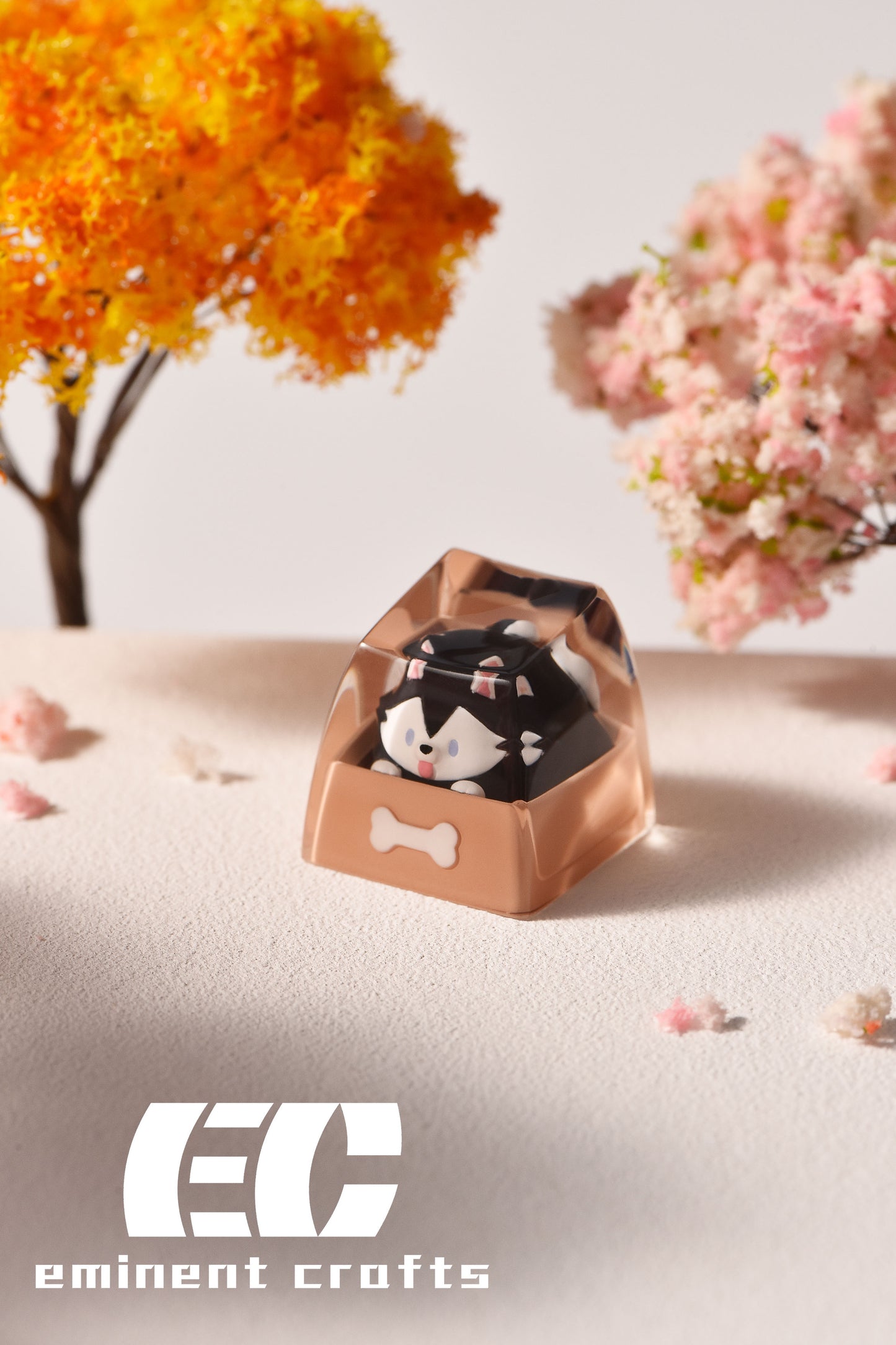 Animal in a Box Series 1 - Artisan Resin Keycap (Corgi, Husky, Shiba, Fox)