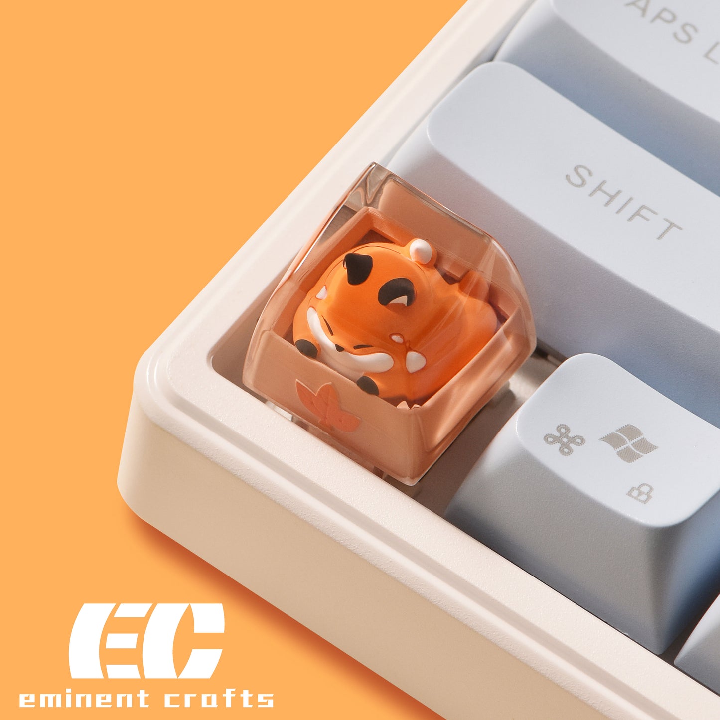 Animal in a Box Series 1 - Artisan Resin Keycap (Corgi, Husky, Shiba, Fox)