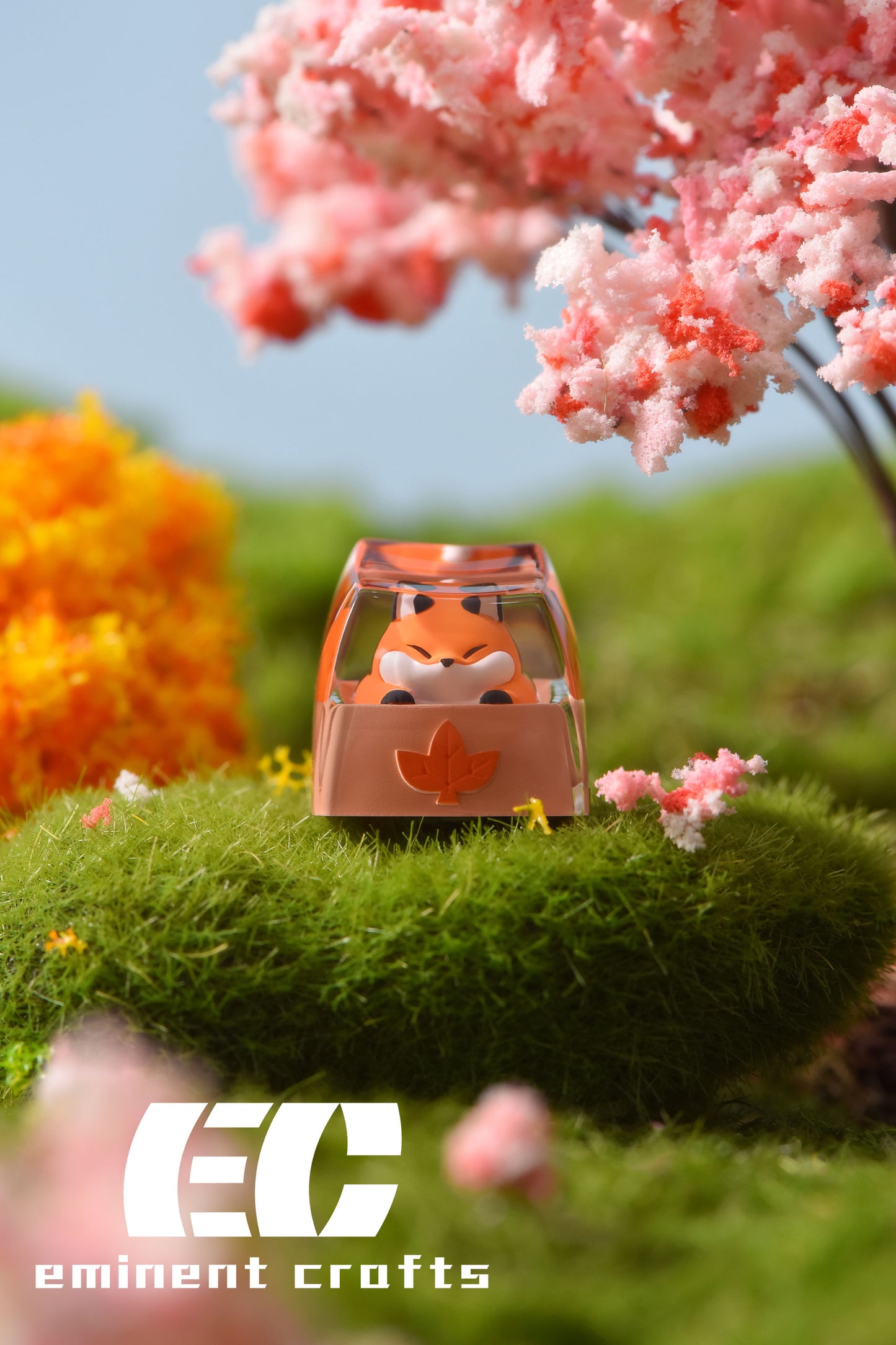 Animal in a Box Series 1 - Artisan Resin Keycap (Corgi, Husky, Shiba, Fox)
