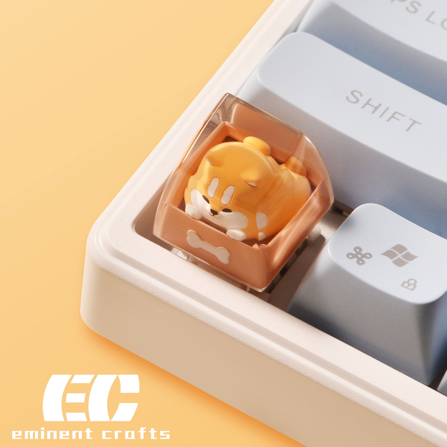 Animal in a Box Series 1 - Artisan Resin Keycap (Corgi, Husky, Shiba, Fox)