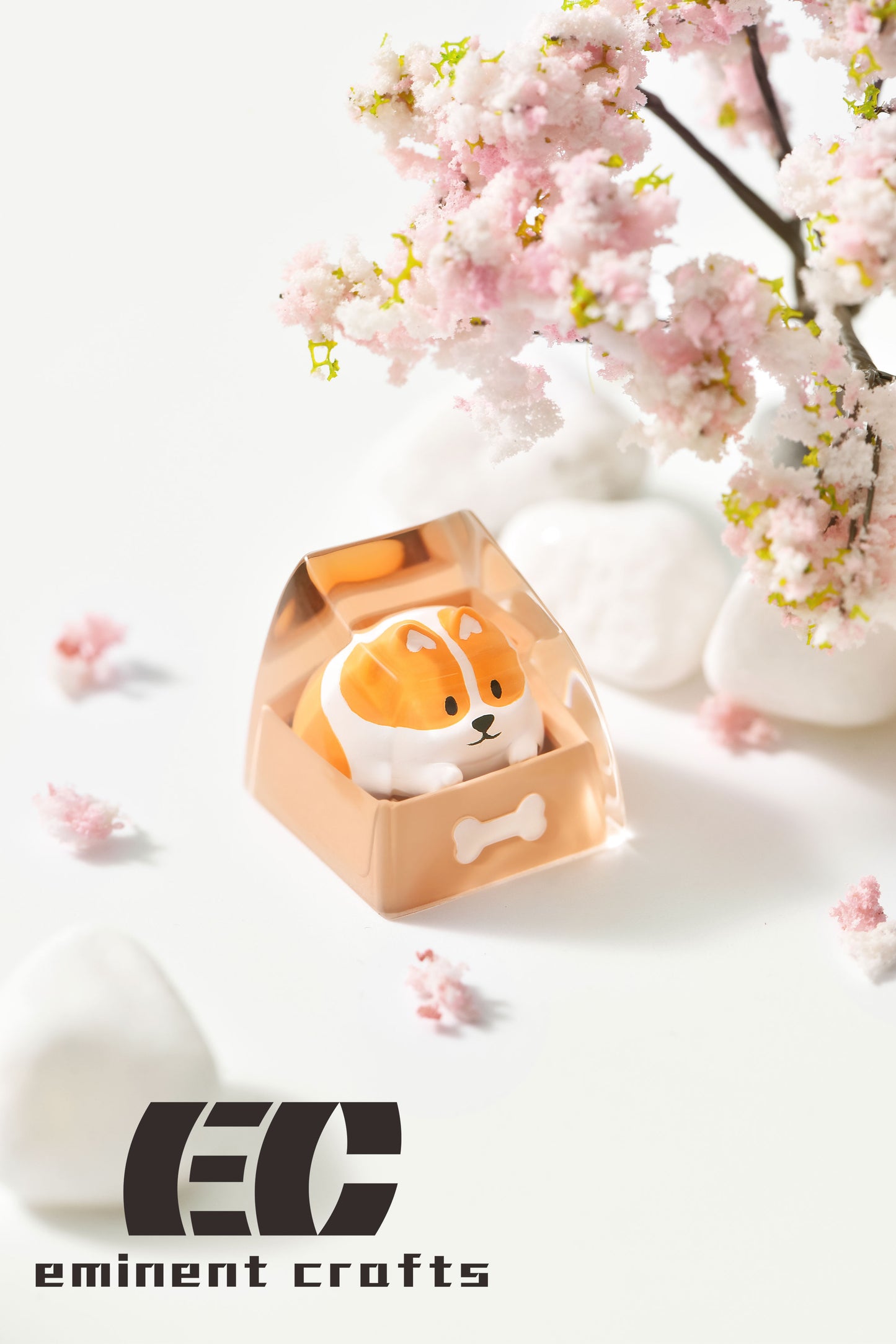 Animal in a Box Series 1 - Artisan Resin Keycap (Corgi, Husky, Shiba, Fox)