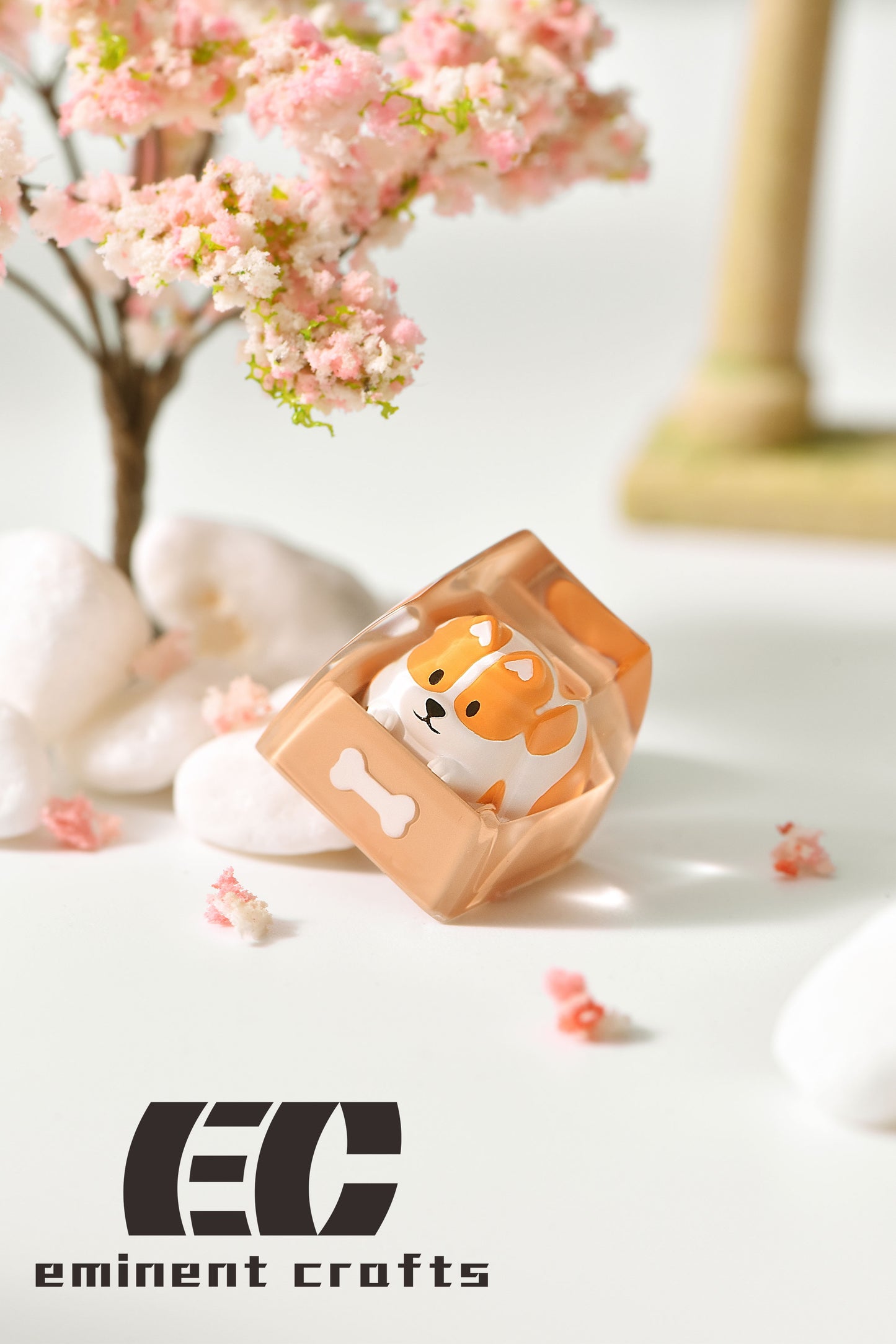 Animal in a Box Series 1 - Artisan Resin Keycap (Corgi, Husky, Shiba, Fox)