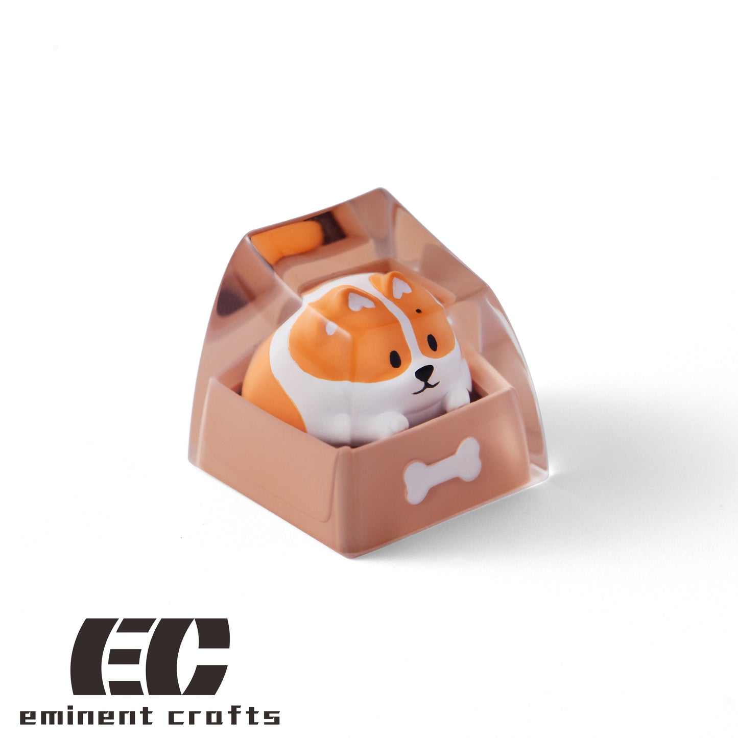Animal in a Box Series 1 - Artisan Resin Keycap (Corgi, Husky, Shiba, Fox)