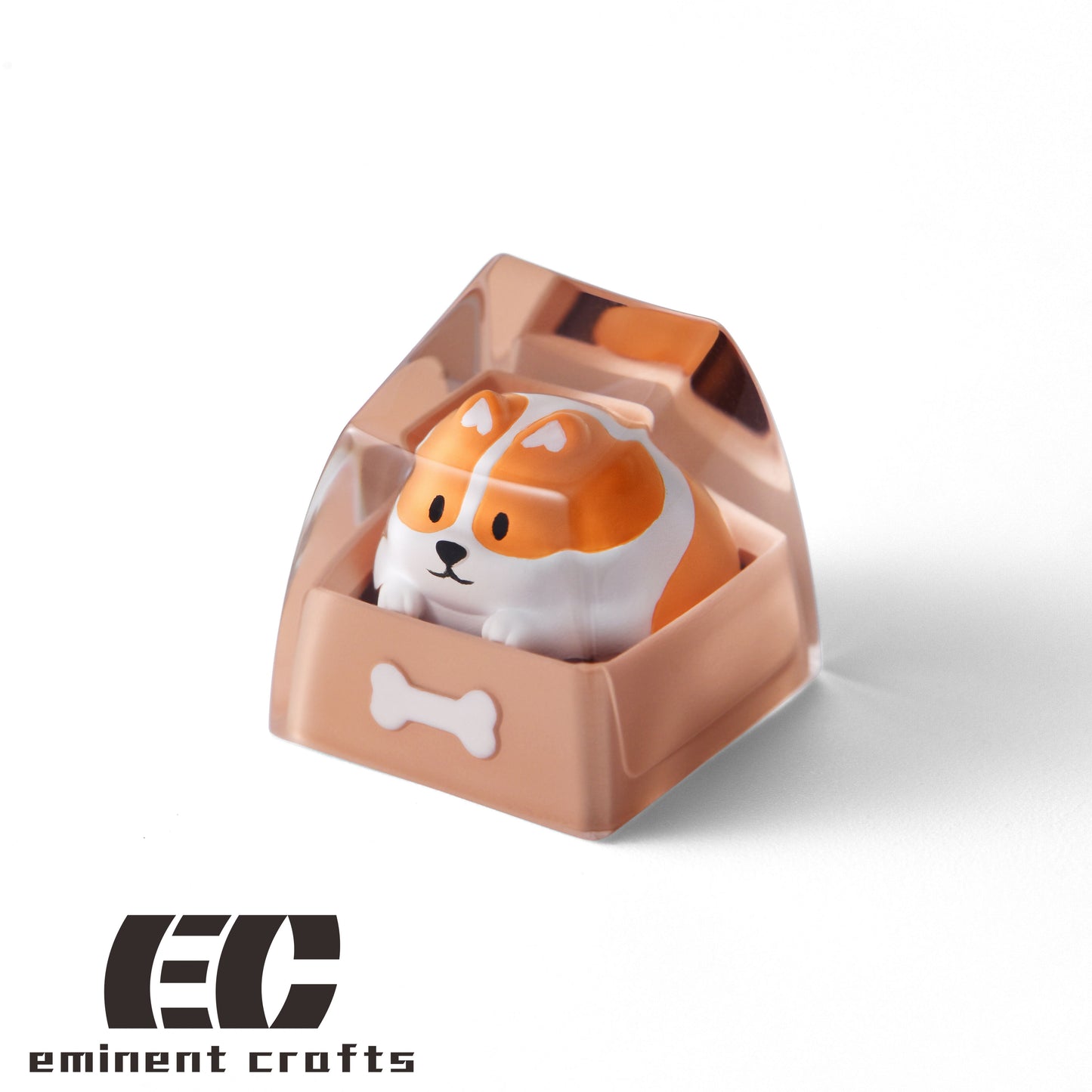Animal in a Box Series 1 - Artisan Resin Keycap (Corgi, Husky, Shiba, Fox)