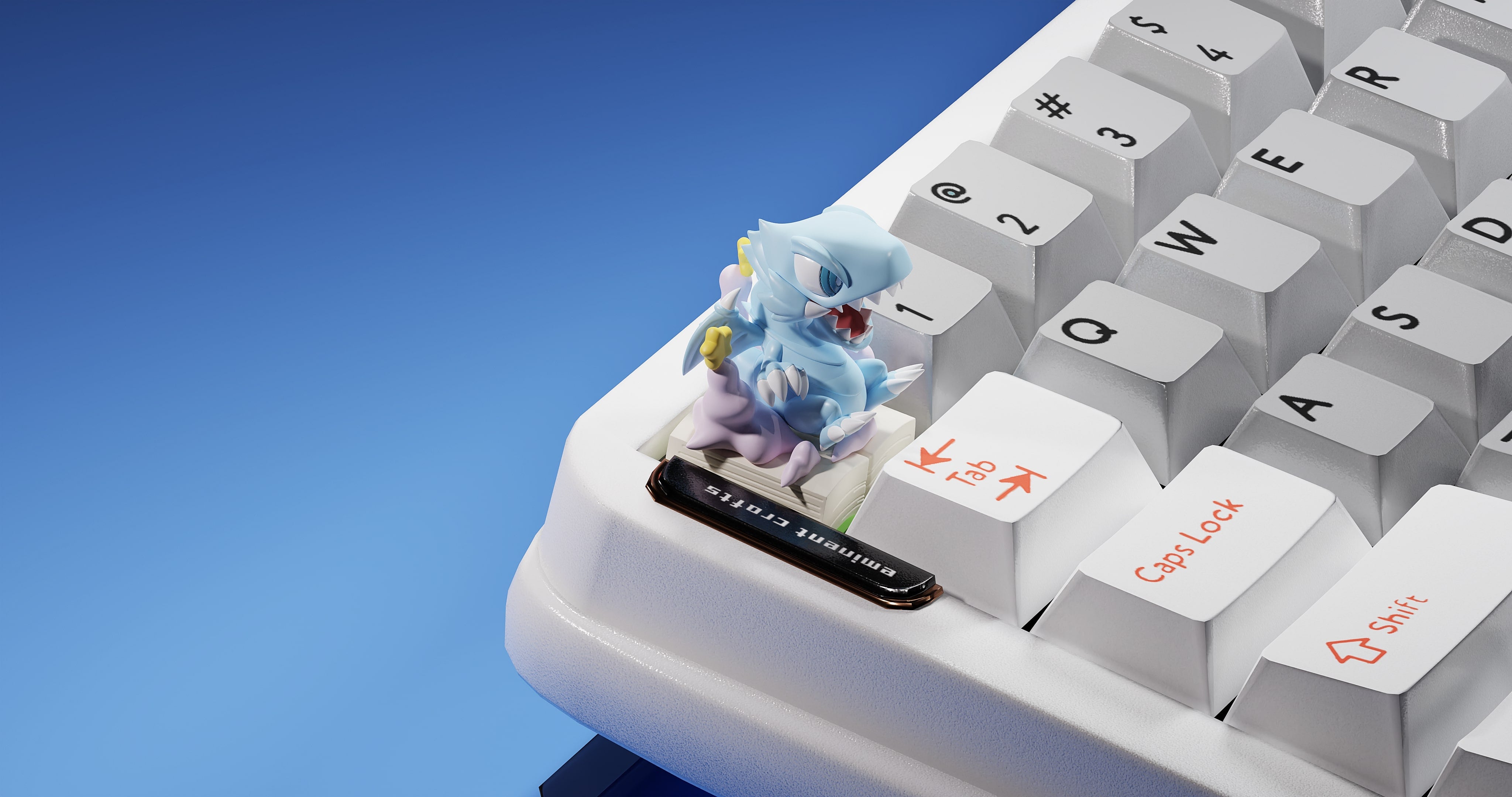 Toon Blue-Eyes Dragon Yu-Gi-Oh! PVC Keycap – Eminent Crafts LLC