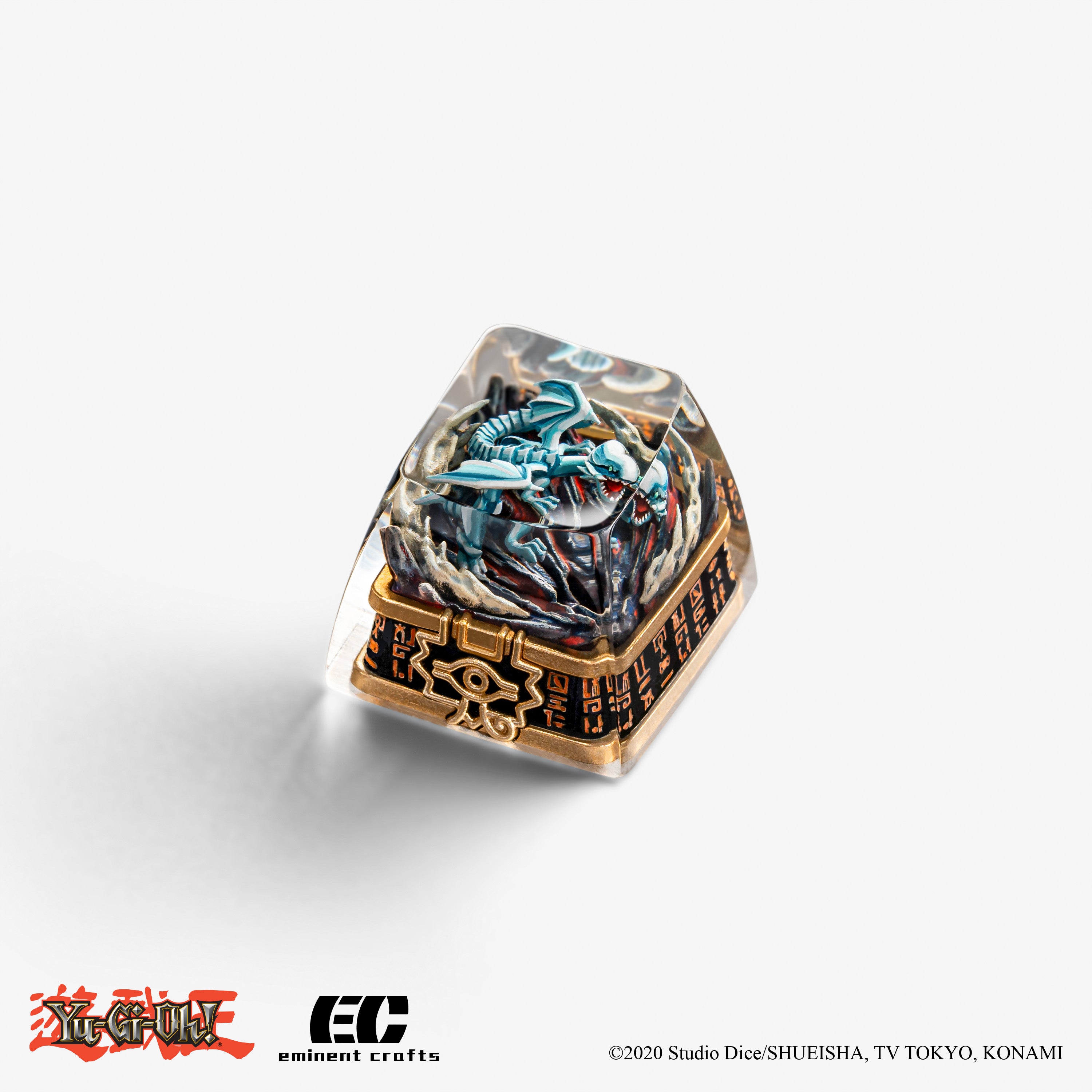 Blue-Eyes White Dragon Yu-Gi-Oh! Artisan Resin Keycap – Eminent Crafts LLC